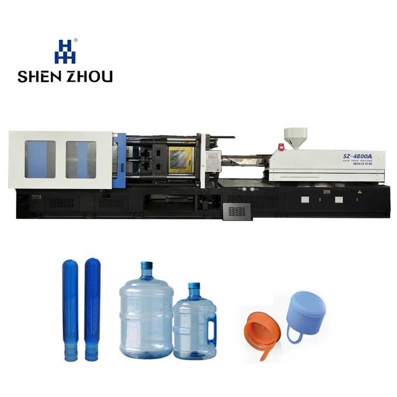 Plastic 5 Gallon Water Bottle Gumanap ng Cap Injection Molding Machine 